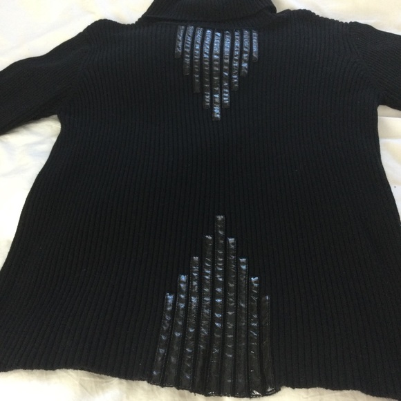 Bianca Nygard size 10/12 Faux Leather Accents - Picture 1 of 5